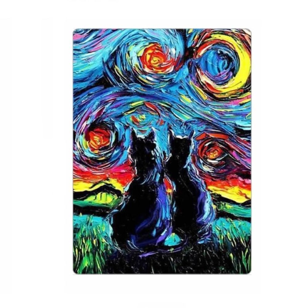 Van Gogh Cats Magnet